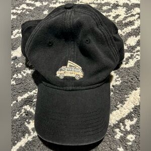 All Good Black Dad Hat - Classic Baseball Hat - Embroidered Camper Van Design